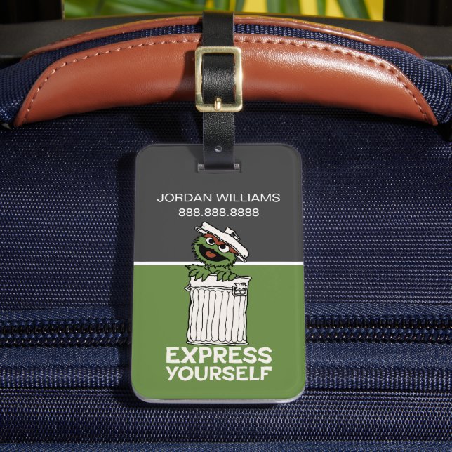 Étiquette À Bagage Oscar le Groupement Express Vous-même | Ajouter de (Insitu Rectoal 2)