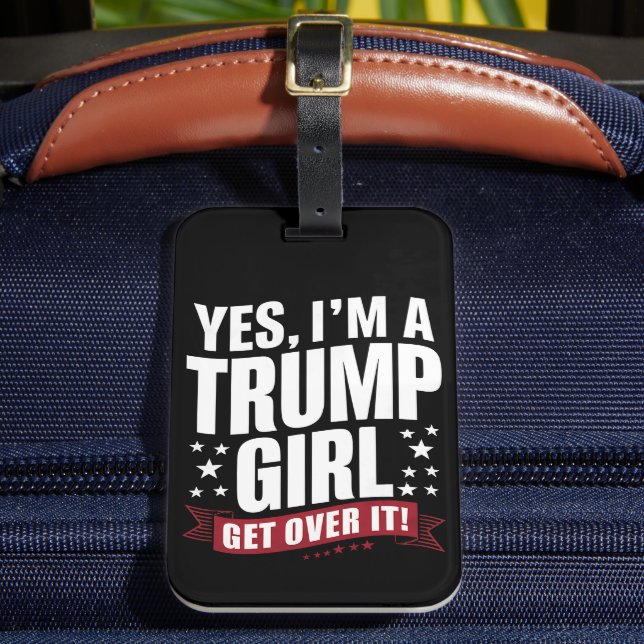 Étiquette À Bagage Oui, je suis une fille de Trump qui s'en remet aux (Insitu Rectoal 2)