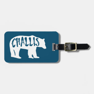 Étiquette À Bagage Ours de Challis Idaho