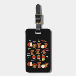 Étiquette À Bagage Ours de Kawaii d'étiquette d'identification de