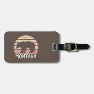 Étiquette À Bagage Ours du Montana