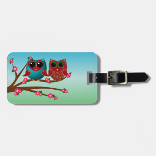 Étiquette À Bagage Owl be love you-Bagage Bag Tags