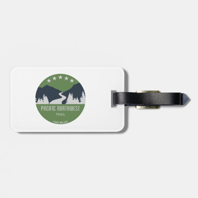 Étiquette À Bagage Pacific Northwest Trail (Dos horizontal)