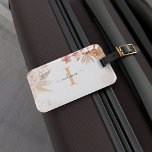 Étiquette À Bagage Pampas Gris Monogramme Nom initial<br><div class="desc">Créez facilement votre propre étiquette de bagages Pampas Grass Terracotta personnalisée et personnalisée en cliquant simplement sur le bouton "Personnaliser". Utilisez le bouton "Customiser" pour réorganiser et formater le style et le placement du texte. Pourrait facilement être réadapté pour d'autres événements spéciaux tels que anniversaires, baby shower, fête d'anniversaire, nouveau...</div>