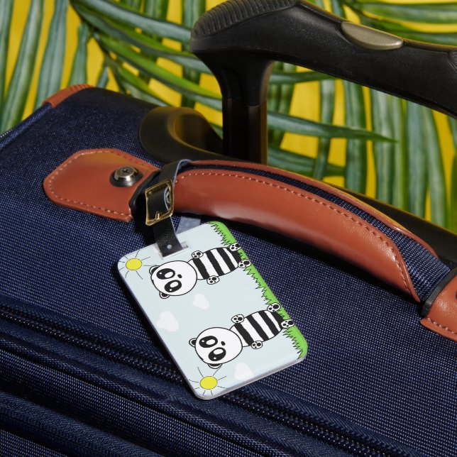 Étiquette À Bagage Panda Kids (Insitu Rectoal 1)