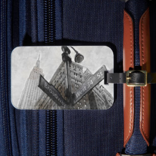 Étiquette À Bagage Panneau d'angle couleur large