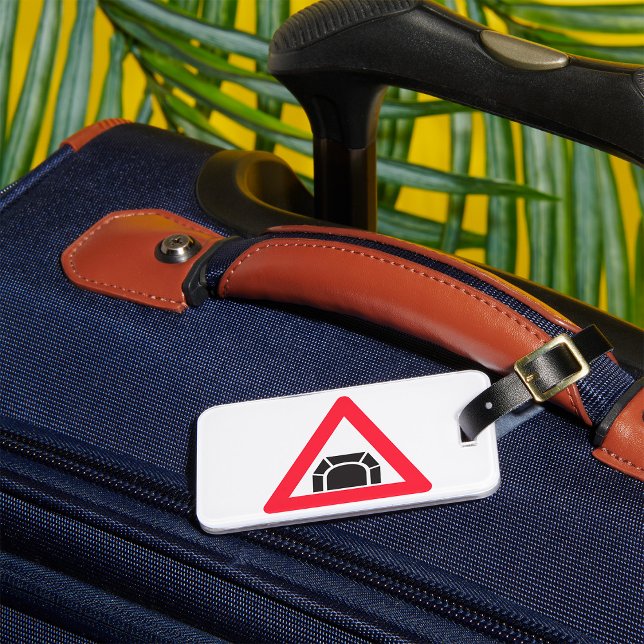 Étiquette À Bagage Panneau de signalisation de tunnel Symbole de la c (Créateur téléchargé)