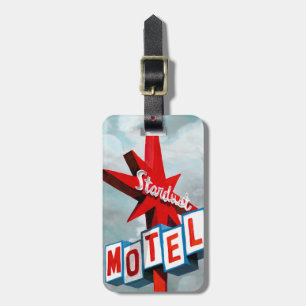 Étiquette À Bagage Panneau du Motel Stardust