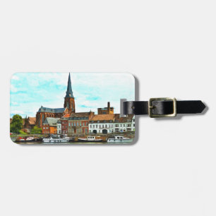 Étiquette À Bagage Panorama élégant de Maastricht