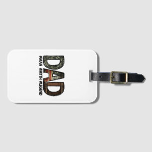 Étiquette À Bagage Papa - l'homme le mythe la légende papa; père; gro
