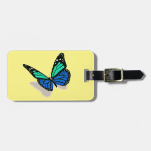 Étiquette À Bagage papillon 3D