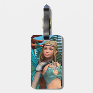 Étiquette À Bagage Papillon de fée