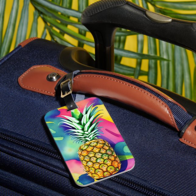 Étiquette À Bagage Paradis de l'ananas (Insitu Rectoal 1)