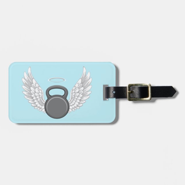 Étiquette À Bagage Paradis des kettlebells (Devant horizontal)