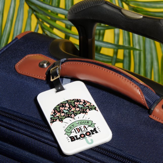Étiquette À Bagage Parapluie Idée en Fleur (Insitu Rectoal 1)