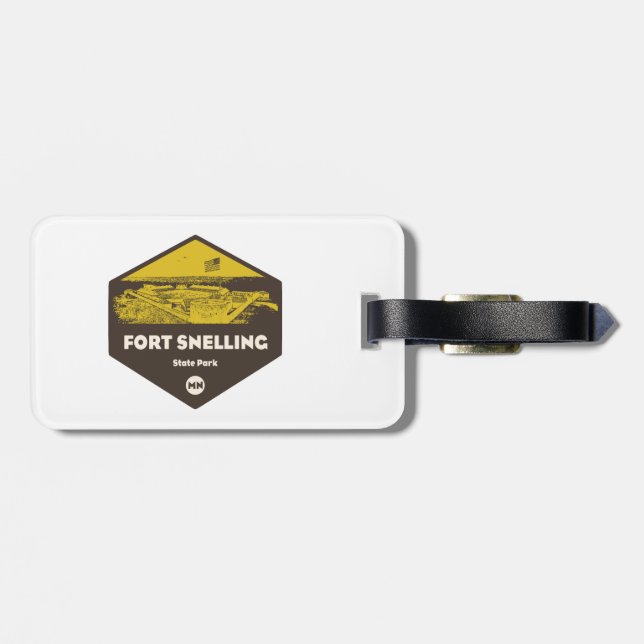 Étiquette À Bagage Parc d'état de Fort Snelling Minnesota (Dos horizontal)