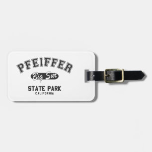 Étiquette À Bagage Parc d'état de Pfeiffer Big Sur, Californie