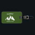 Étiquette À Bagage Parc national Banff<br><div class="desc">Avec des sites comme Lake Louise et Moraine Bow Parc national Banff En Alberta,  c'est le plus ancien parc national du Canada et il a été créé en 1885.</div>