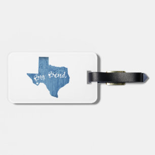 Étiquette À Bagage Parc national Big Bend Grain de bois