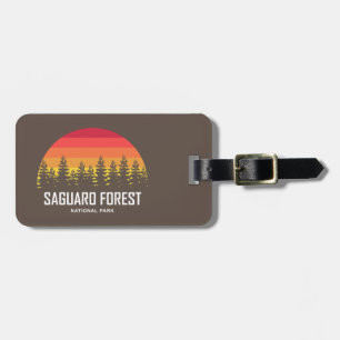 Étiquette À Bagage Parc national de la Forêt de Saguaro