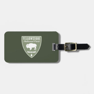 Étiquette À Bagage Parc national de Yellowstone Bison