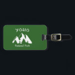 Étiquette À Bagage Parc national de Yoho<br><div class="desc">Le parc national Yoho se trouve sur les versants ouest des Rocheuses canadiennes en Colombie-Britannique et apporte la majesté alpine des Rocheuses du Canada aux visiteurs du monde entier.</div>