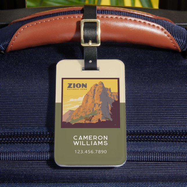 Étiquette À Bagage Parc national de Zion | Ram (Insitu Rectoal 2)