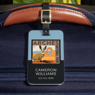 Étiquette À Bagage Parc national des Arches, Utah   Jacklapin