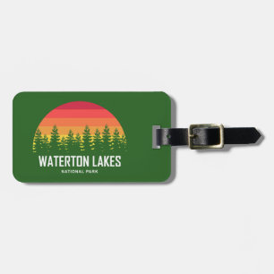 Étiquette À Bagage Parc national des Lacs-Waterton