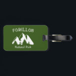 Étiquette À Bagage Parc national Forillon<br><div class="desc">Créé en 1970,  Forillon est le premier parc national du Québec au Canada. Le parc comprend des forêts,  des côtes de mer,  des marais salants,  des dunes de sable,  des falaises et l'extrémité est des Appalaches.</div>