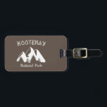 Étiquette À Bagage Parc national Kootenay<br><div class="desc">Le parc national Kootenay est un parc national situé dans le sud-est de la Colombie-Britannique,  au Canada,  qui offre des paysages incroyables,  une faune abondante et des sommets vertigineux.</div>