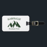 Étiquette À Bagage Parc provincial de Garibaldi<br><div class="desc">Situé au coeur des montagnes côtières à seulement 70 km au nord de Vancouver et offrant plus de 90 km de sentiers de randonnée établis,  de beaux lacs et de hauts sommets,  le parc provincial Garibaldi au Canada est une destination préférée toute l'année pour les amateurs de plein air.</div>