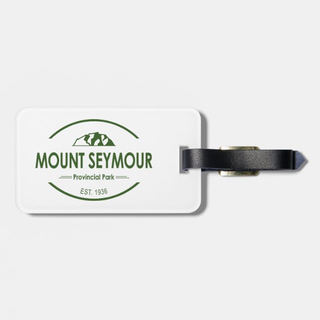 Étiquette À Bagage Parc provincial Mount Seymour (Dos horizontal)