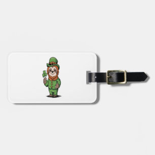 Étiquette À Bagage Paresseux Saint-Patrick irlandais chanceux