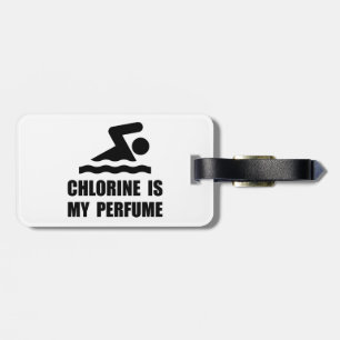 Étiquette À Bagage Parfum de chlore