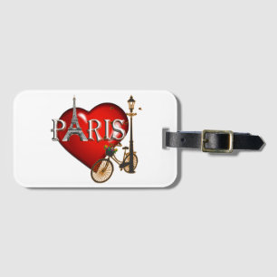 Étiquette À Bagage Paris in my Heart