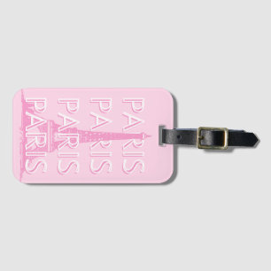 Étiquette À Bagage Paris Travel Art, Travel Art, Preppy Art, Rose