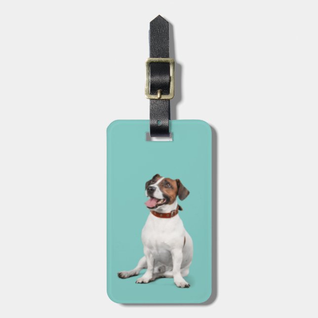 Étiquette À Bagage Parson Jack Russell Puppy | (Devant Vertical)