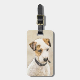 Étiquette À Bagage Parson Jack Russell Terrier Peinture - Chien Art