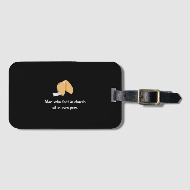 Étiquette À Bagage Part dans l'église (Devant Horizontal)