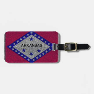 Étiquette À Bagage Parties scintillant Arkansas drapeau bagage person