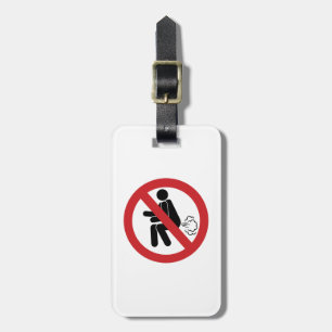 Étiquette À Bagage PAS de pets ⚠ Panneau de toilettes thaïlandais drô