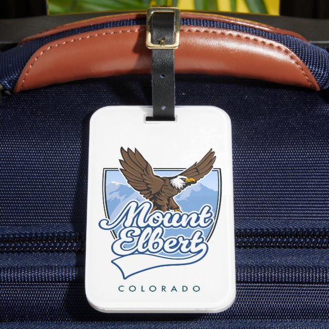 Étiquette À Bagage Patch de voyage Mont Elbert (Insitu Rectoal 2)