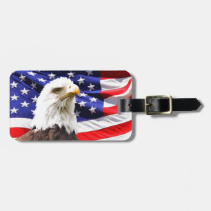 Étiquette À Bagage Patriotique
