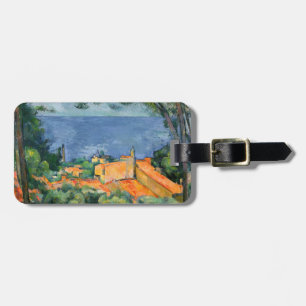 Étiquette À Bagage Paul Cezanne - L'Estaque aux toits rouges