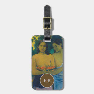 Étiquette À Bagage Paul Gauguin - Deux femmes tahitiennes