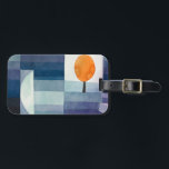 Étiquette À Bagage Paul Klee Abstrait Tree Blue Peinture<br><div class="desc">Peinture moderniste Paul Klee - Cette peinture abstraite bleue est appelée "Le Porte-monnaie d'automne" par l'artiste abstrait Paul Klee. Originaire de Yale University Art Gallery.</div>