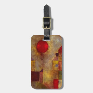 Étiquette À Bagage Paul Klee Ballons rouges Art coloré Abstrait