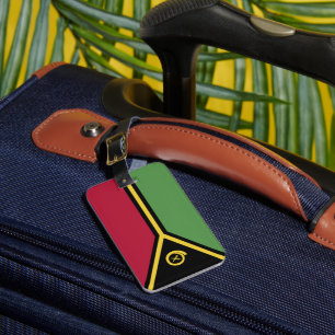 Étiquette À Bagage pavillon de Vanuatu