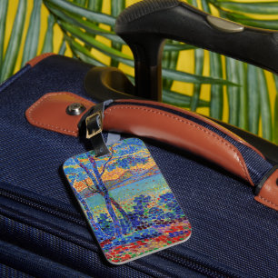 Étiquette À Bagage Paysage de Provence par Henri-Edmond Cross